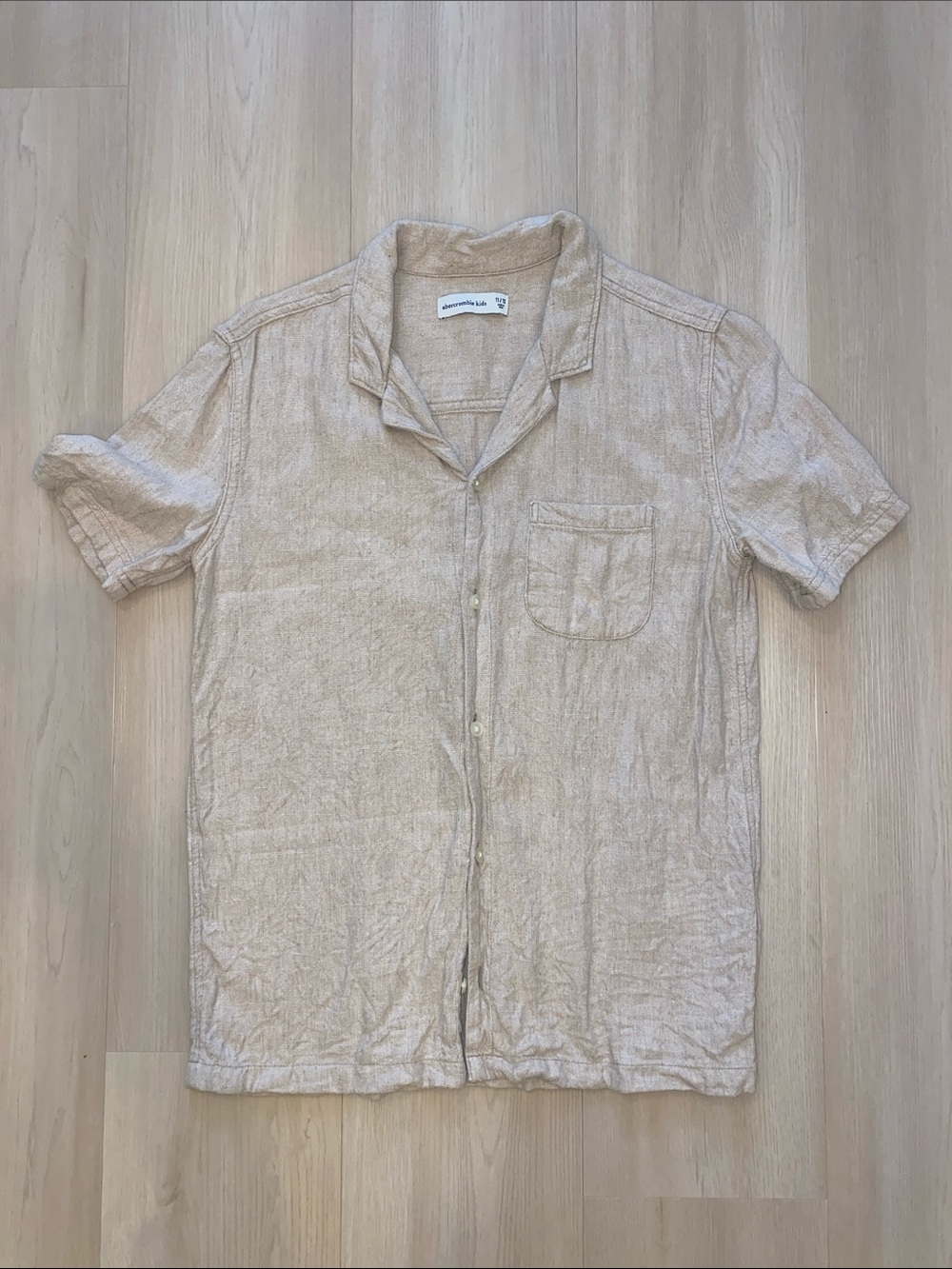 Abercrombie Kids Linen Summer Shirt 11/12 Boys